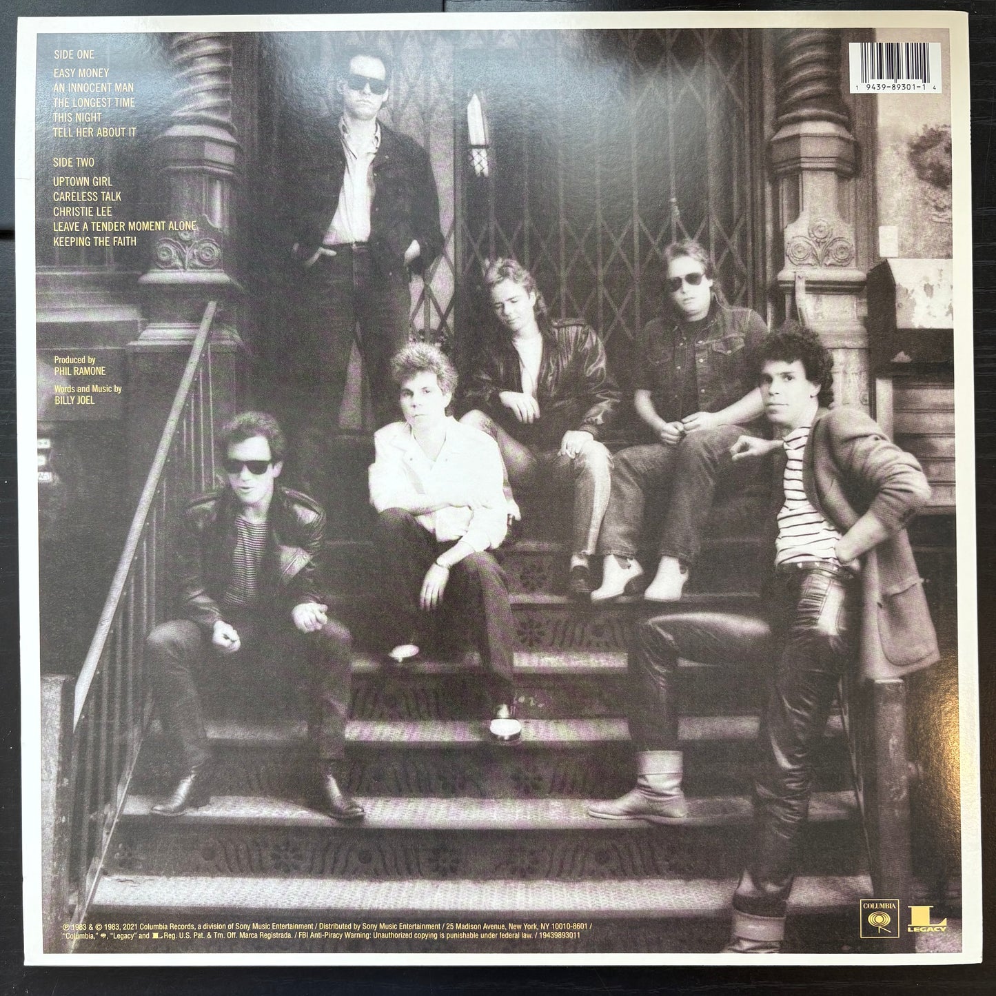 Billy Joel, "An Innocent Man" (Custard Vinyl) [EX Used]