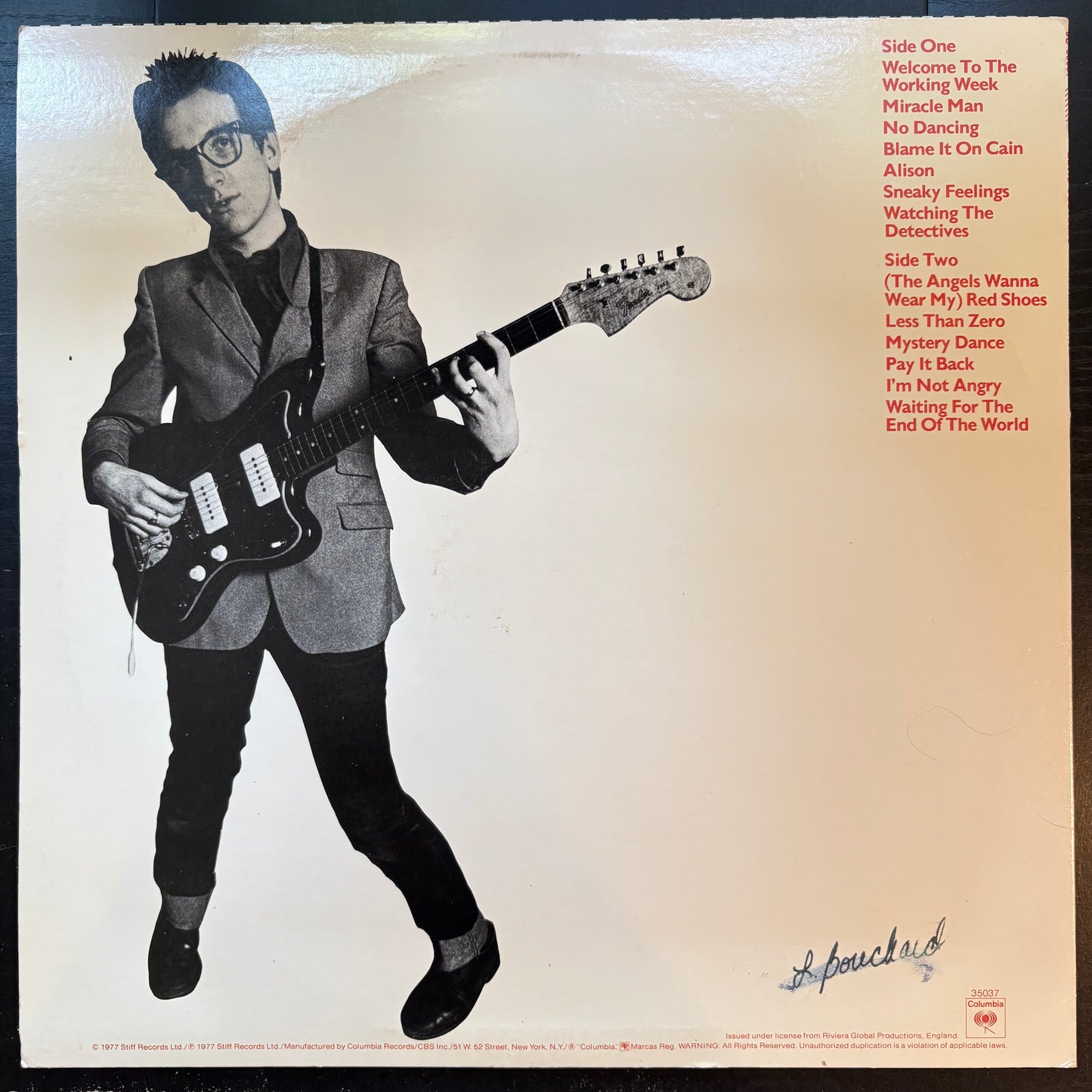 Elvis Costello, "My Aim Is True" (LP) [VG- Used]