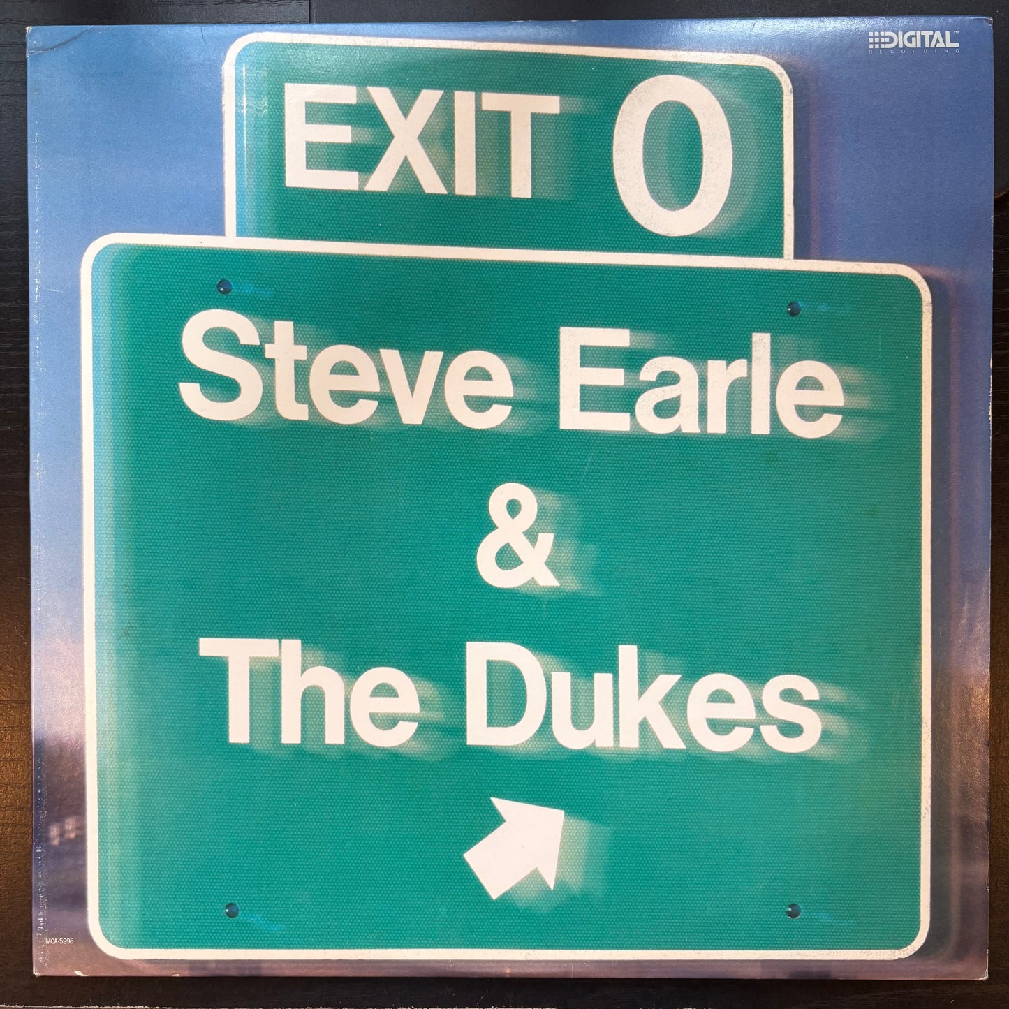 Steve Earle & The Dukes, "Exit 0" [EX Used]