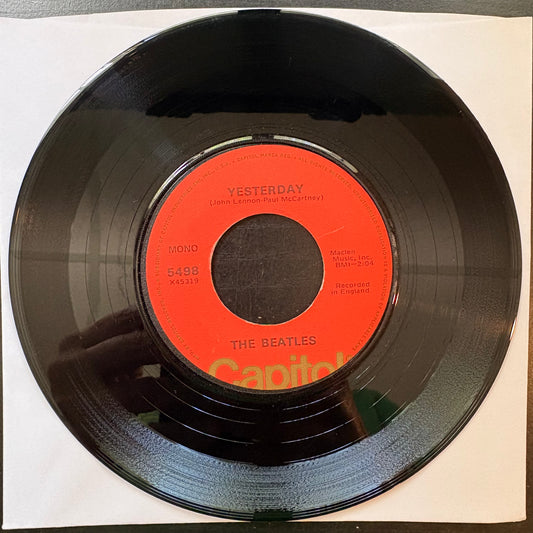 Beatles, "Yesterday" (7") (Mono) [VG Used]