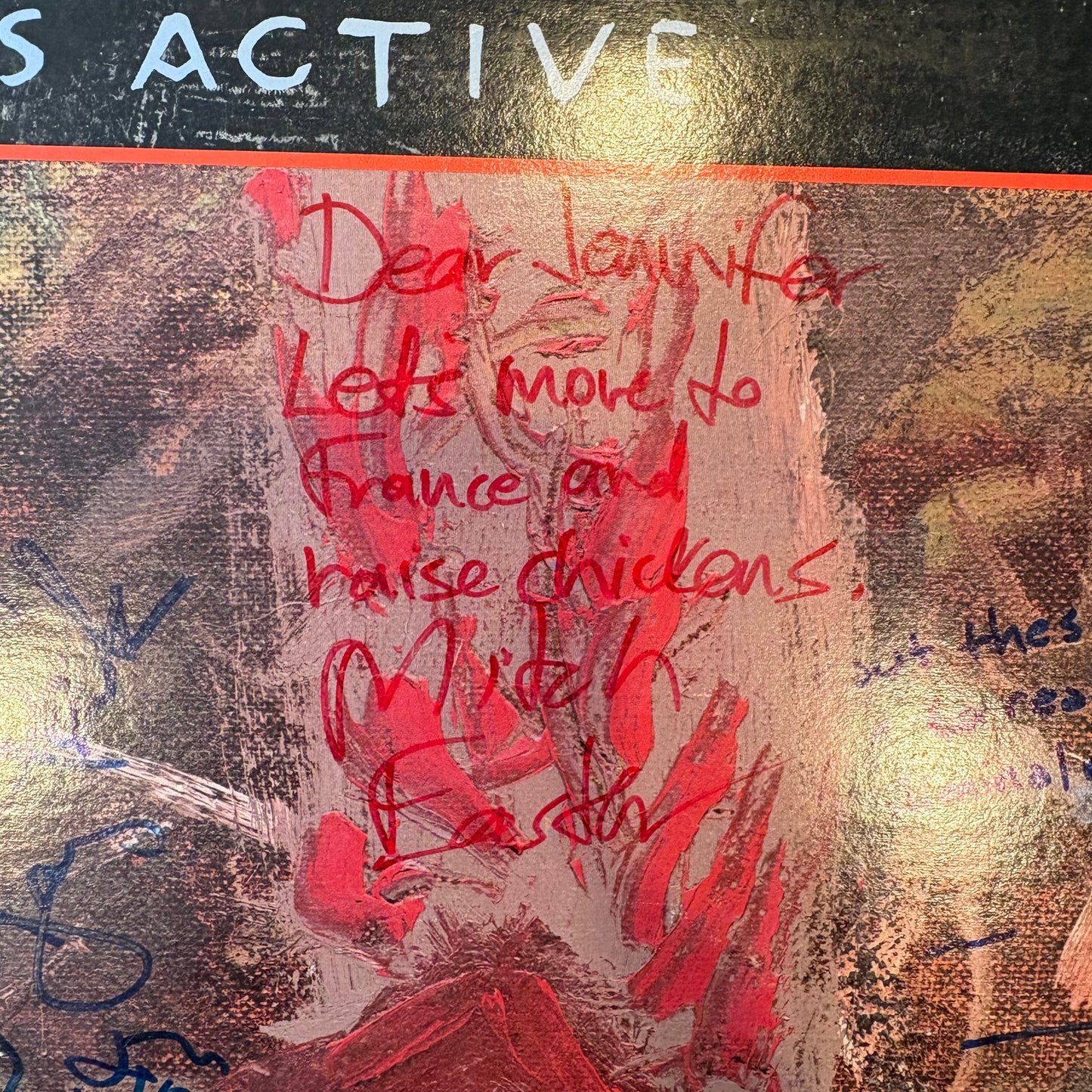 Let's Active, "Cypress" (Signed) [VG Used]