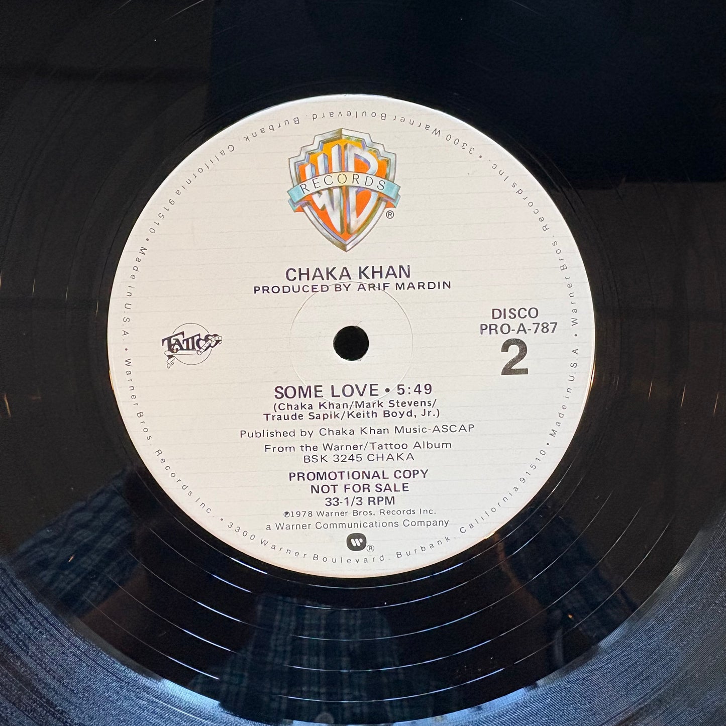 Chaka Khan, "Life Is a Dance" (Promo 12") [VG+ Used]