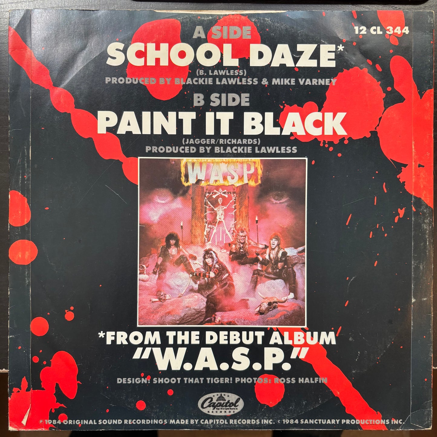 W.A.S.P., "School Daze" (12") [VG Used]