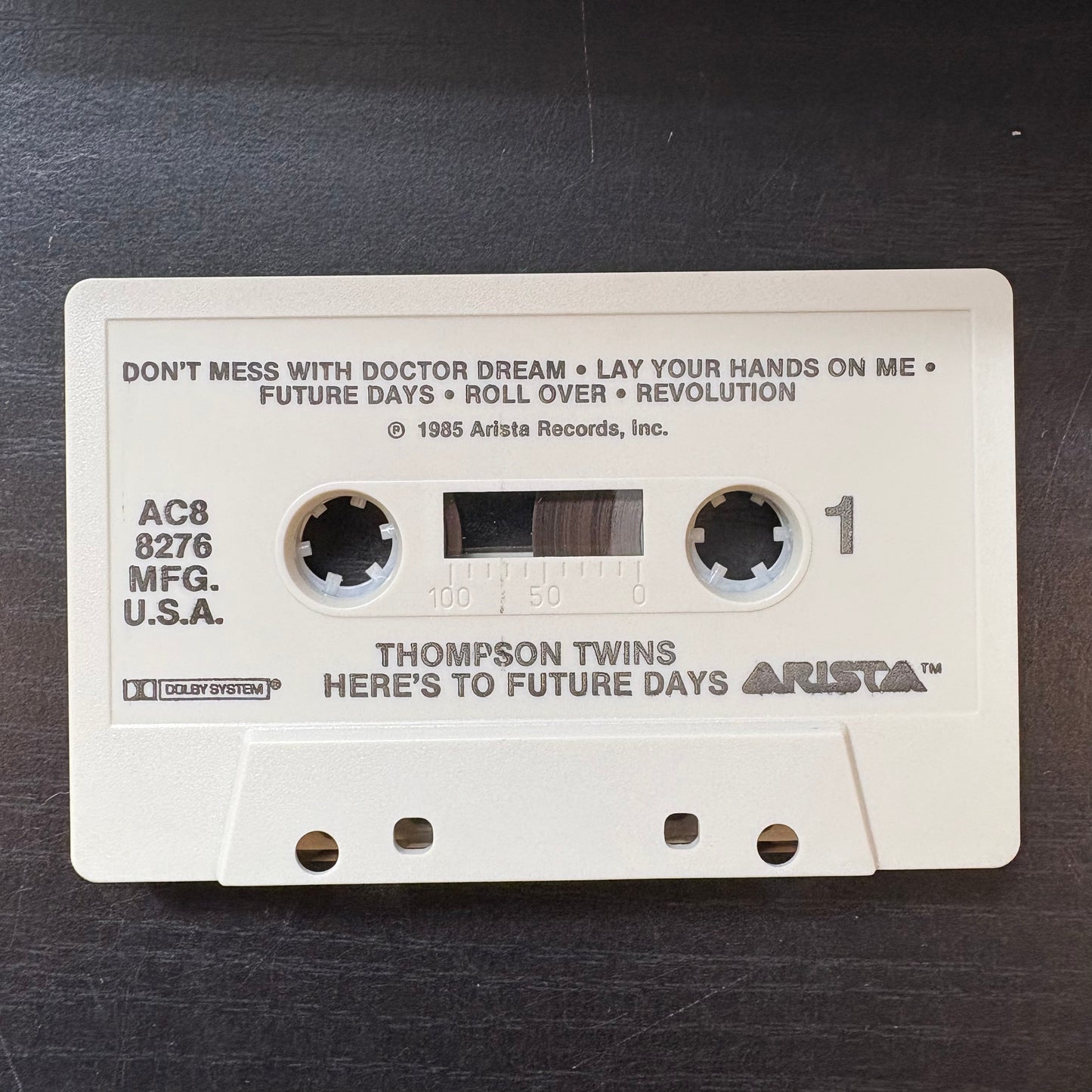 Thompson Twins, "Here's to Future Days" [Cassette]