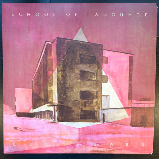 School of Language, "Old Fears" (Signed) (Pink Vinyl) [VG+ Used]