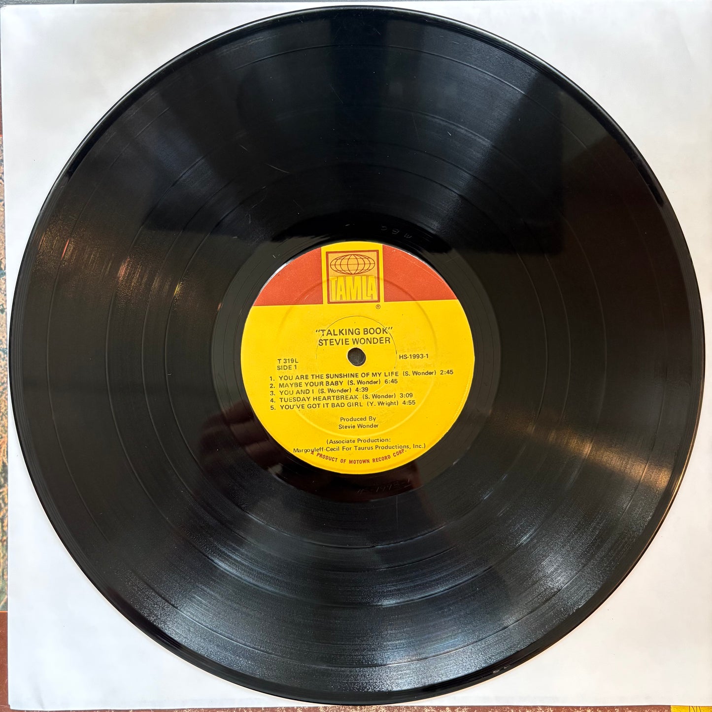 Stevie Wonder, "Talking Book" (LP) [VG- Used]