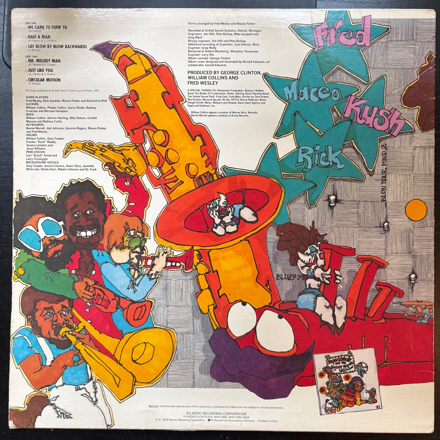 Fred Wesley & The Horny Horns, "Say Blow By Blow Backwards" [VG Used]