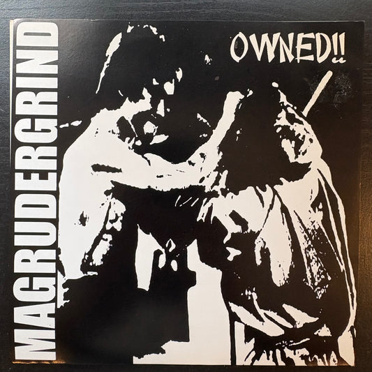Magrudergrind, "Owned!!" (7" EP) (Blue Vinyl) [VG Used]