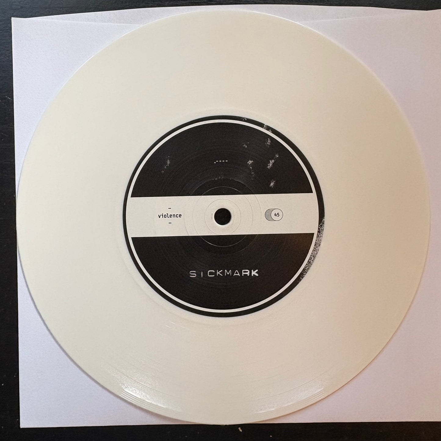 Sickmark, "Sickmark" (7" EP) (White Vinyl) [VG+ Used]