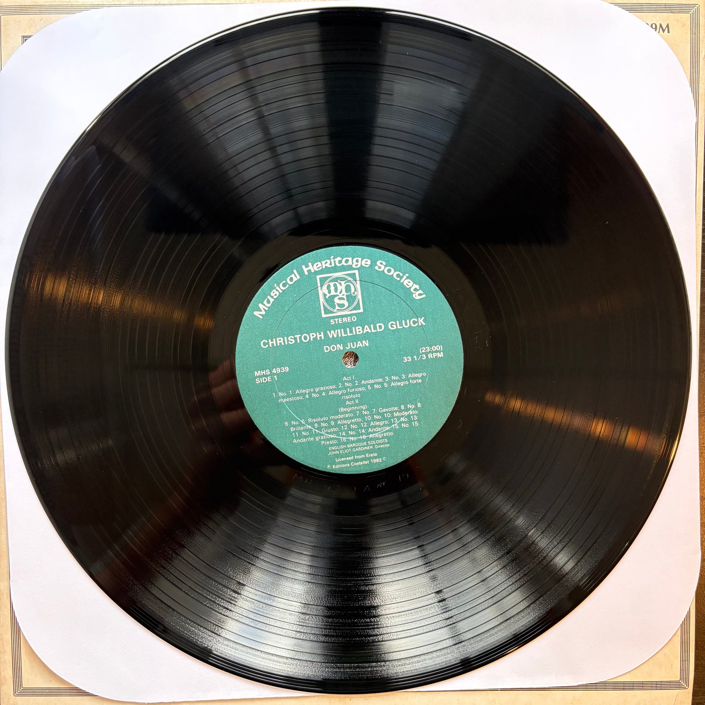 Christoph Willibald Gluck, "Don Juan, A Ballet-Pantomime" [EX Used]