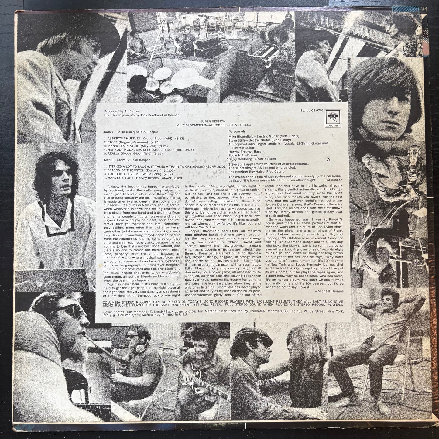 Mike Bloomfield / Al Kooper / Steve Stills, "Super Session" (LP) [VG Used]