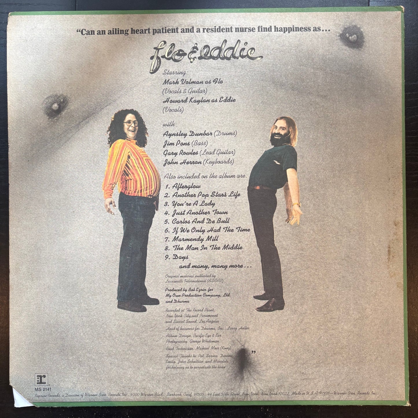 Flo & Eddie, "Flo & Eddie" (LP) [VG+ Used]