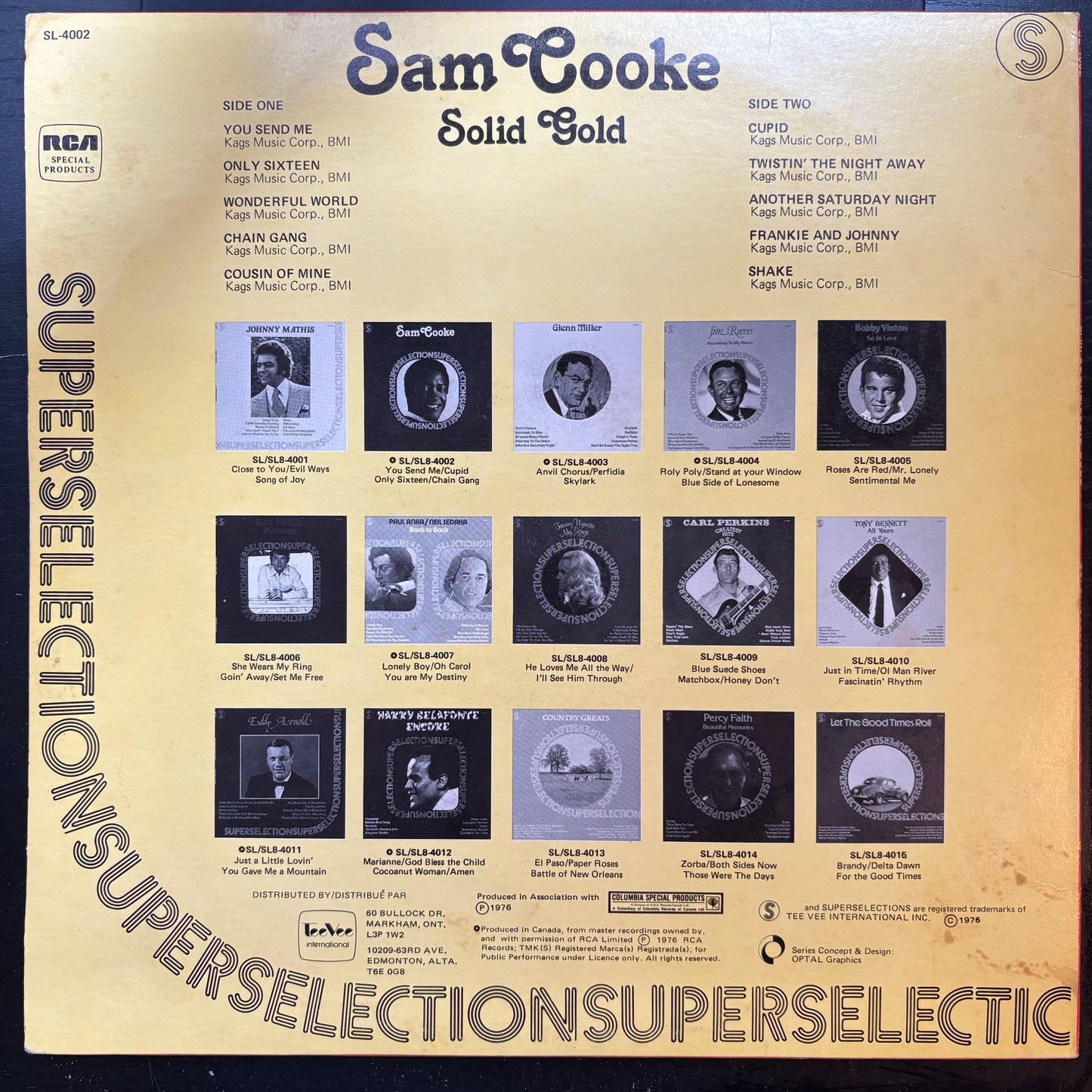 Sam Cooke, "Solid Gold" (LP) [VG Used]