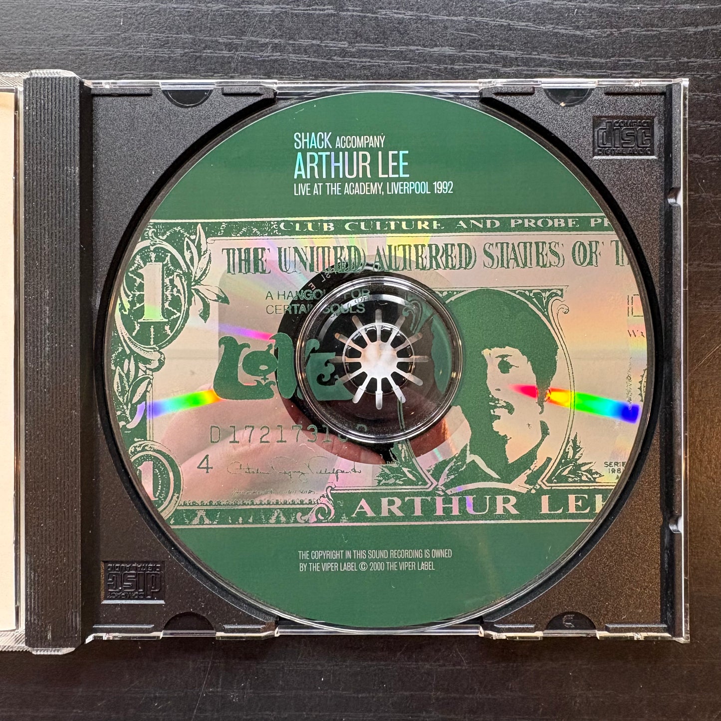 Arthur Lee, "A Live Performance at The Academy, Liverpool, May 1992" [Used CD]