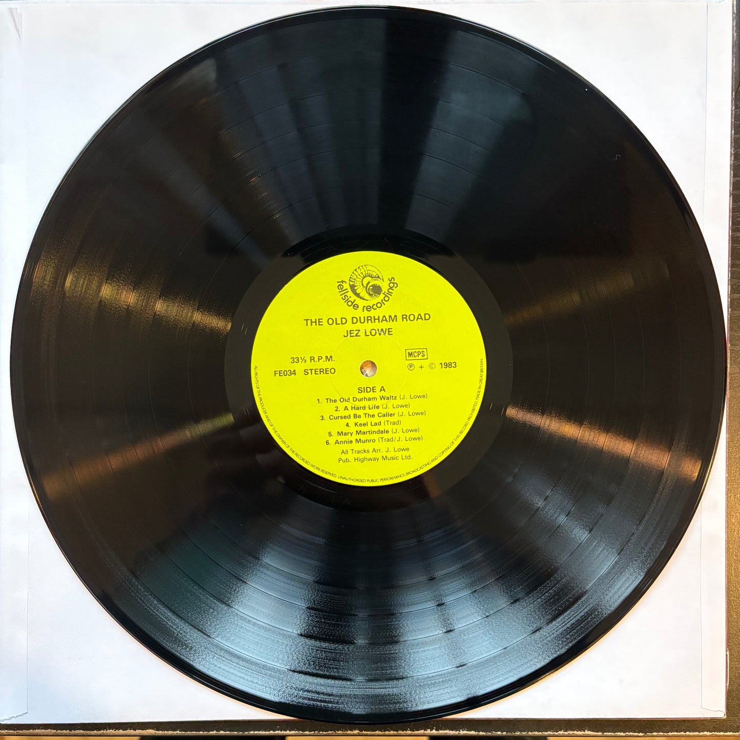 Jez Lowe, "The Old Durham Road" [VG+ Used]