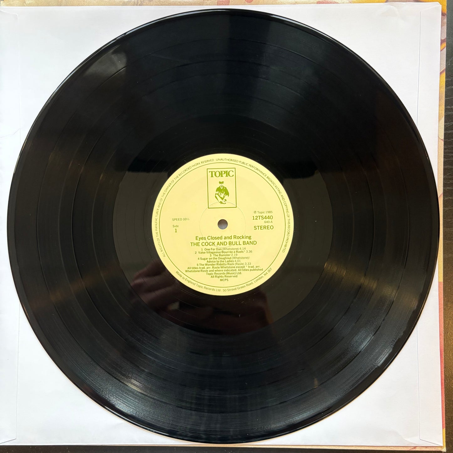 Cock and Bull Band, "Eyes Closed and Rocking" [VG+ Used]