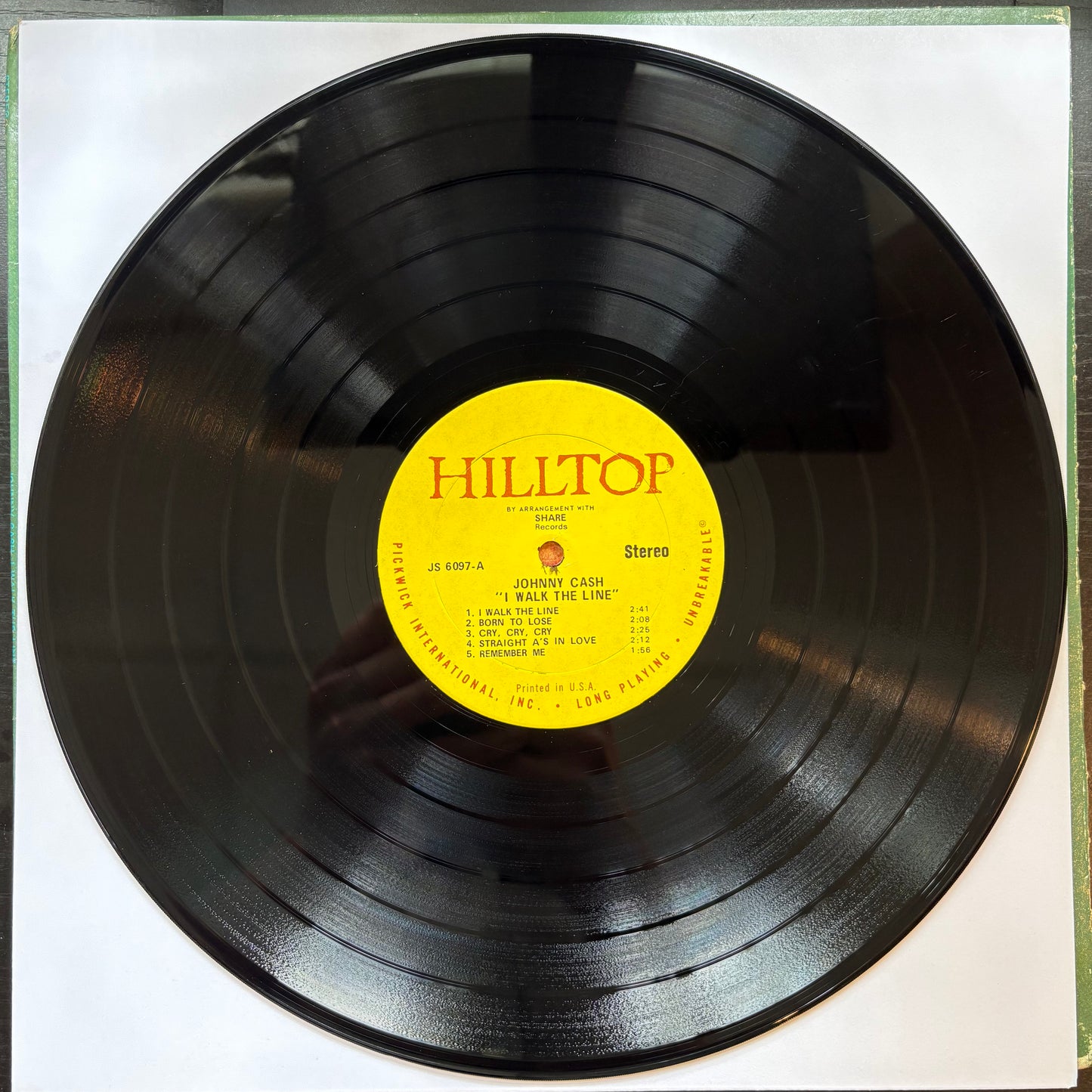 Johnny Cash, "I Walk the Line" [VG Used]