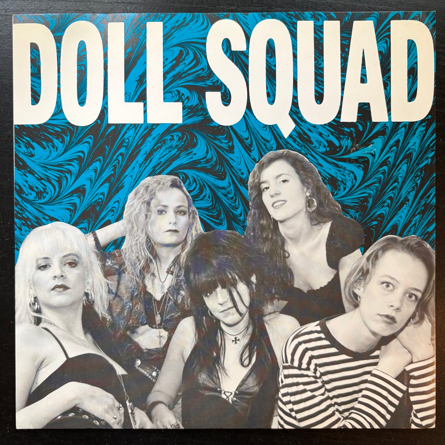 Doll Squad, "Kiss Me I'm Poisonous" (7") (Red Vinyl) [VG Used]