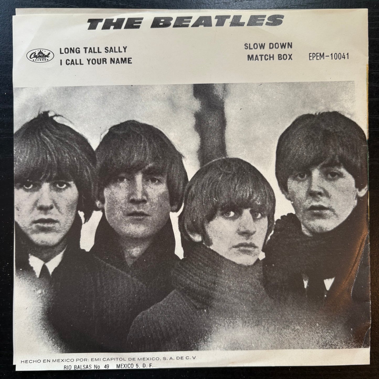 Beatles, "La Flaca Sally" (7" EP) (Mexico) [VG+ Used]