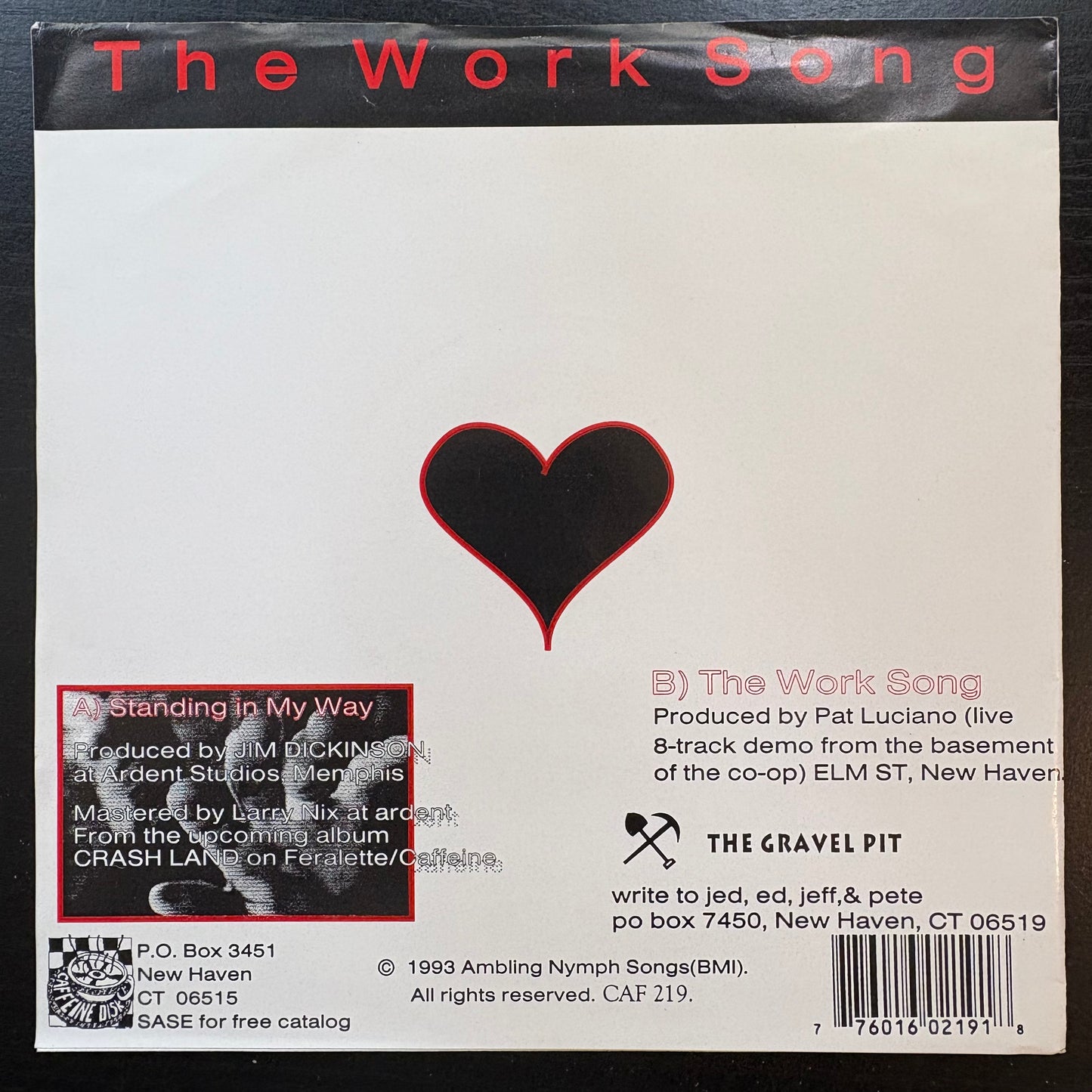Gravel Pit, "Standing in My Way" (Pink Marble 7") [VG Used]