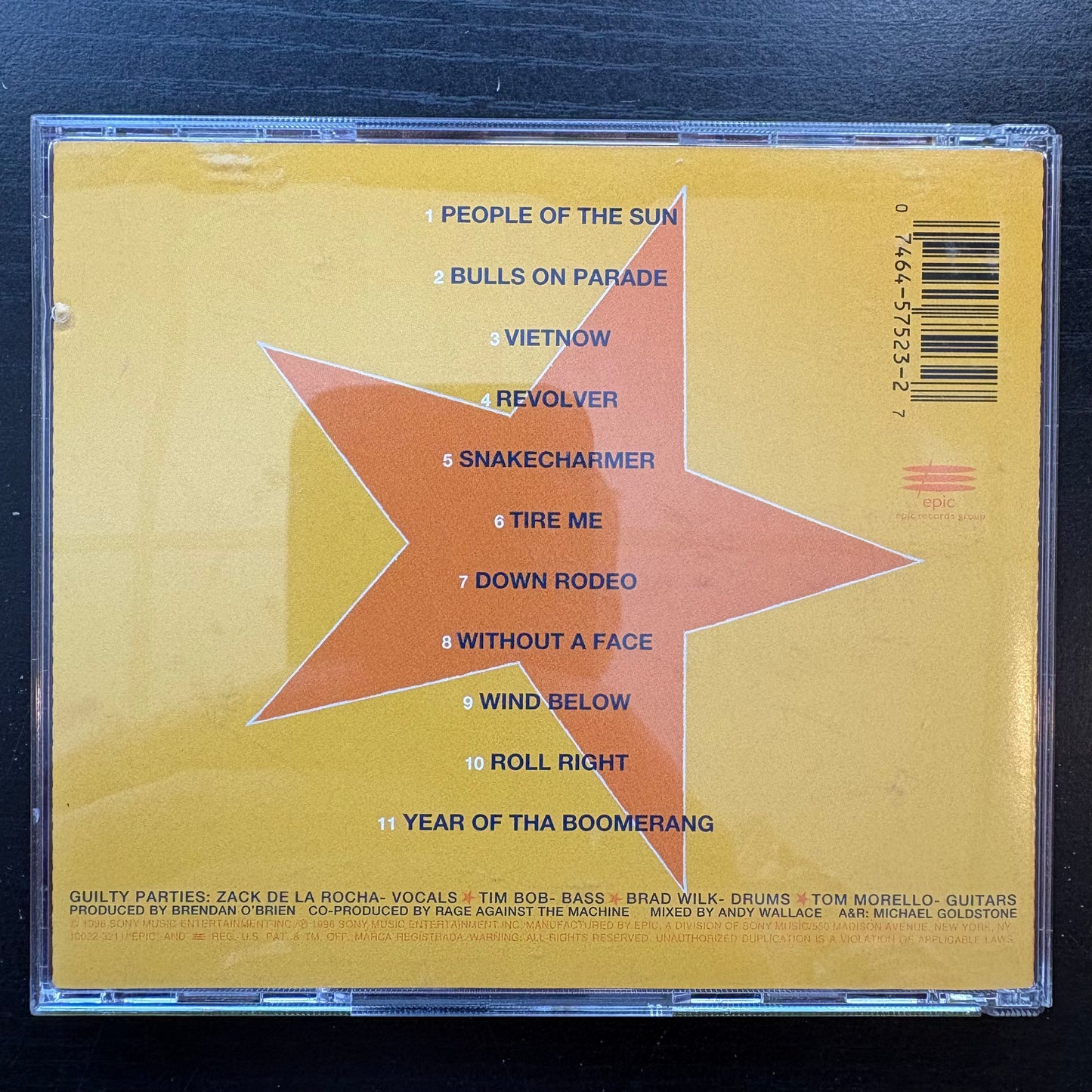 Rage Against the Machine, "Evil Empire" [Used CD]
