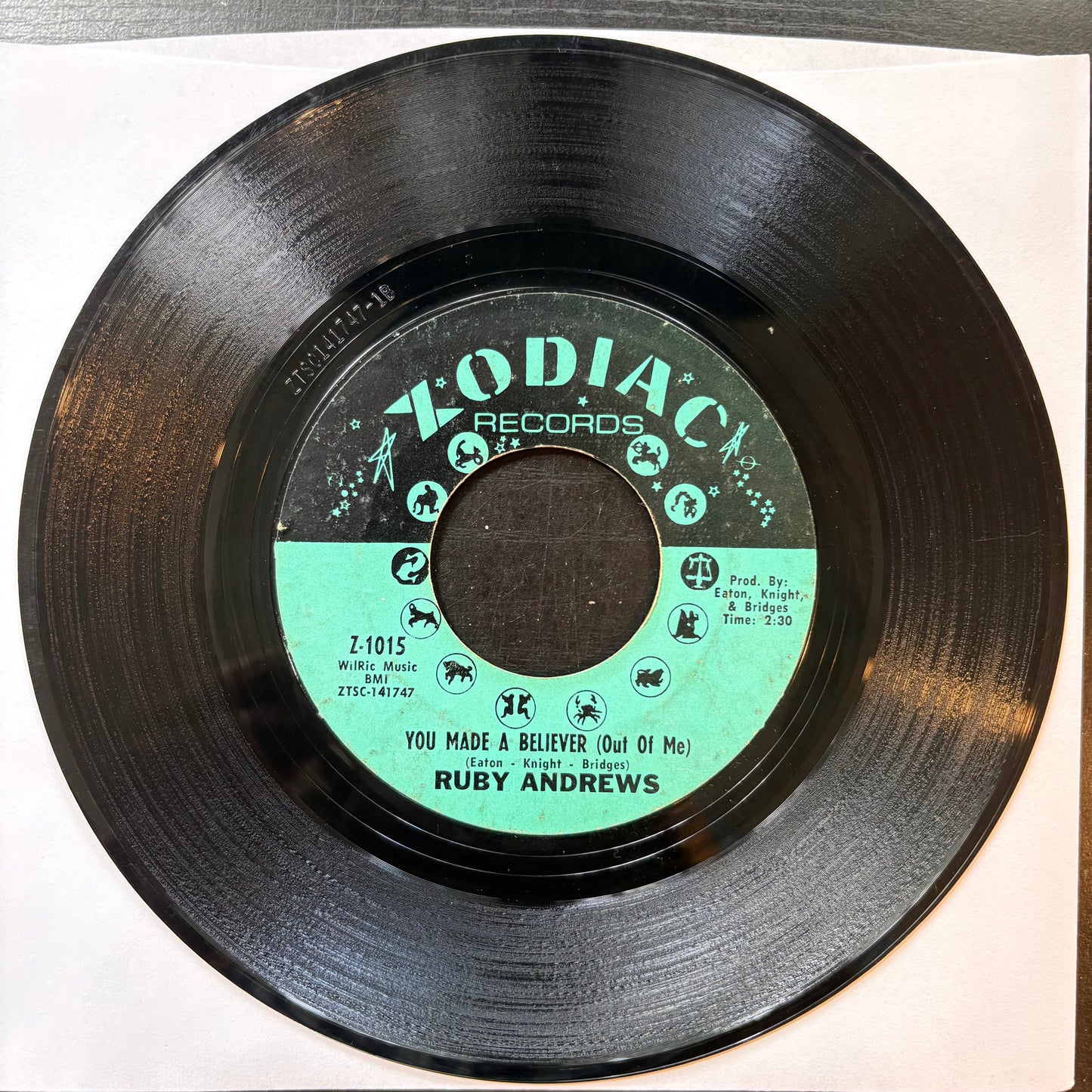 Ruby Andrews, "You Made a Believer (Out of Me)" (7") [VG- Used]