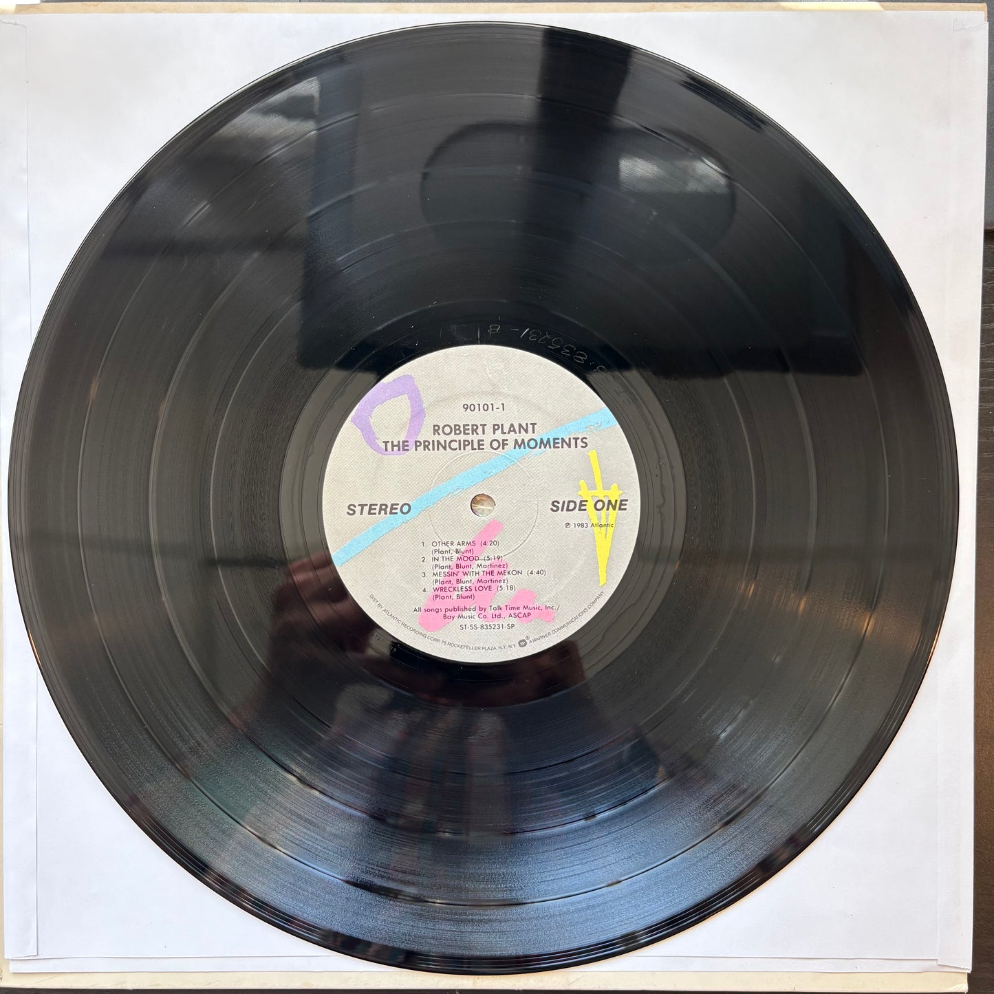 Robert Plant, "The Principle of Moments" [VG+ Used]