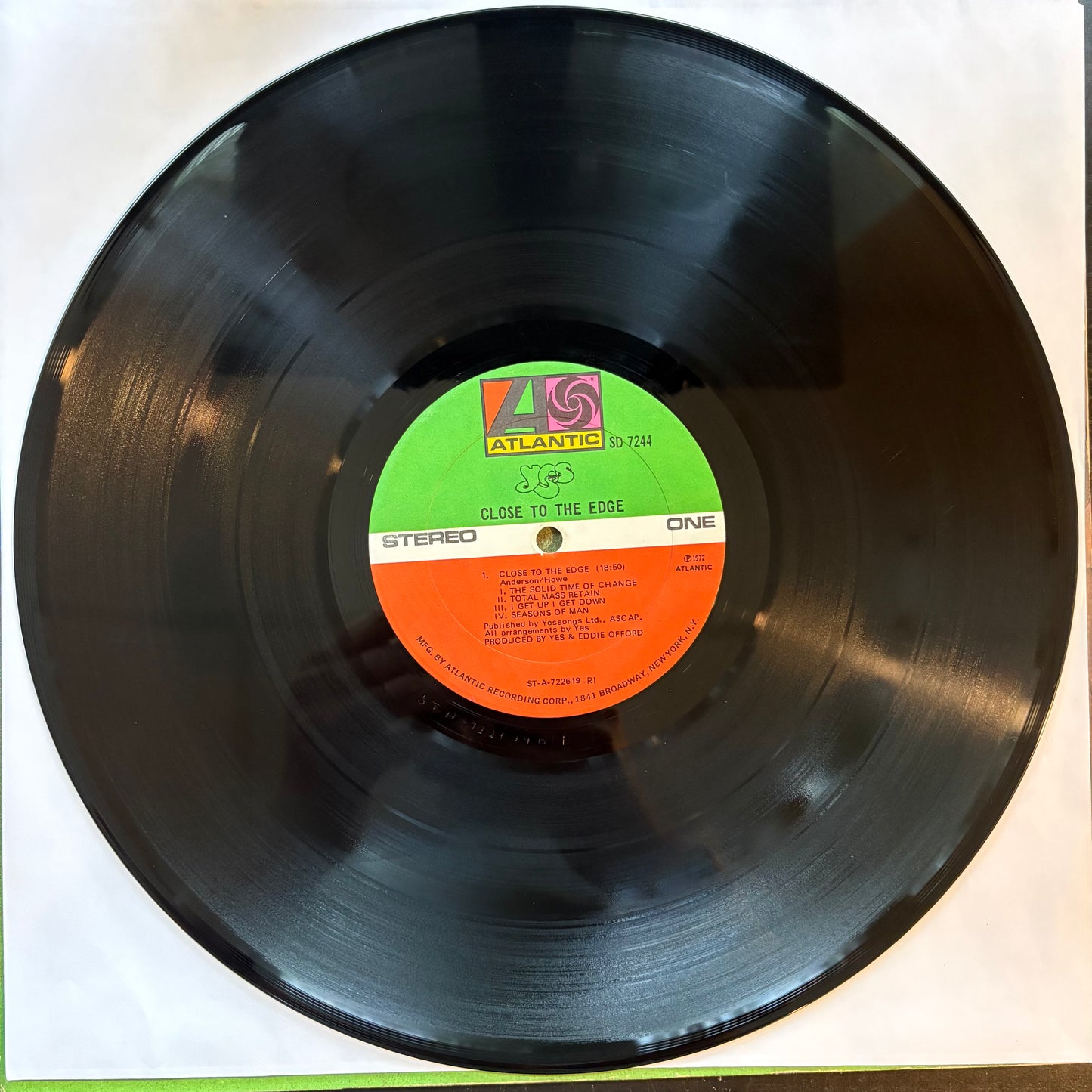 Yes, "Close to the Edge" (LP) [VG Used]