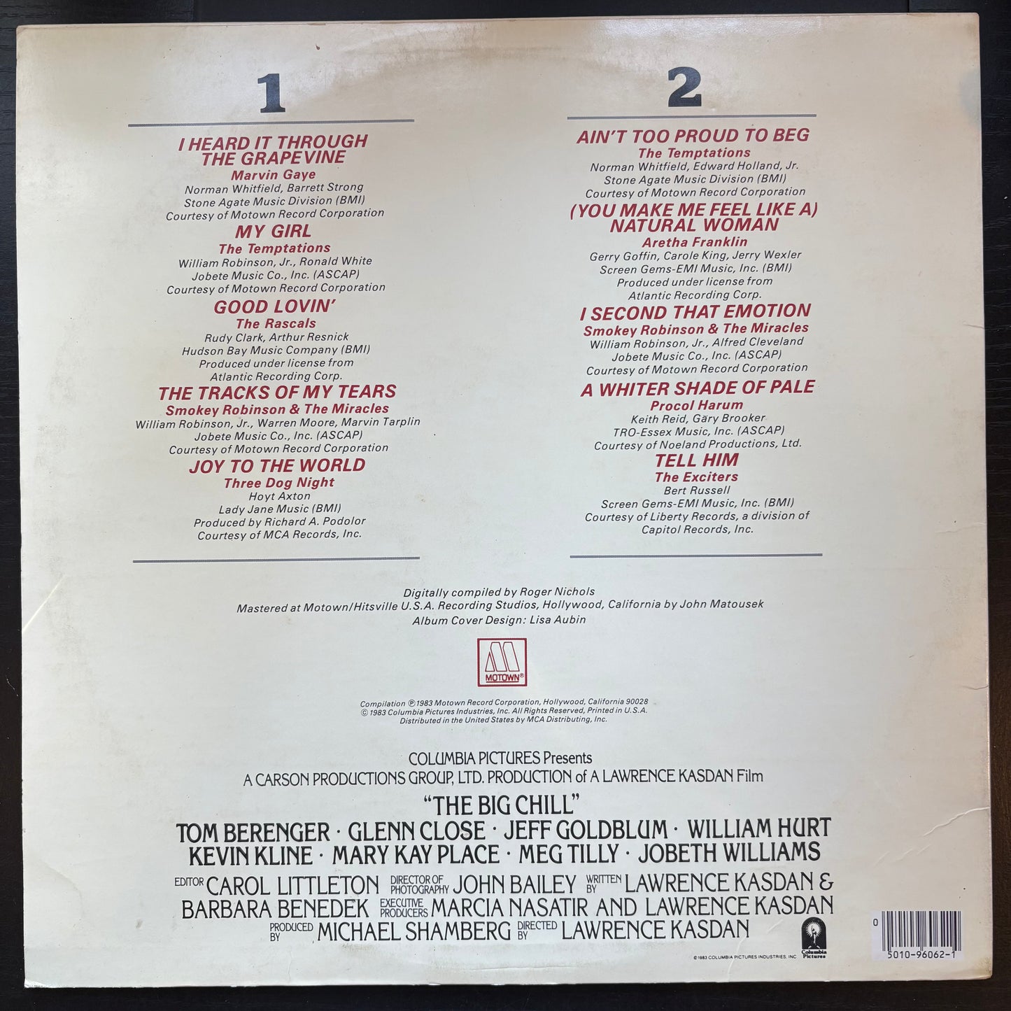 Various Artists, "The Big Chill Soundtrack" [VG Used]