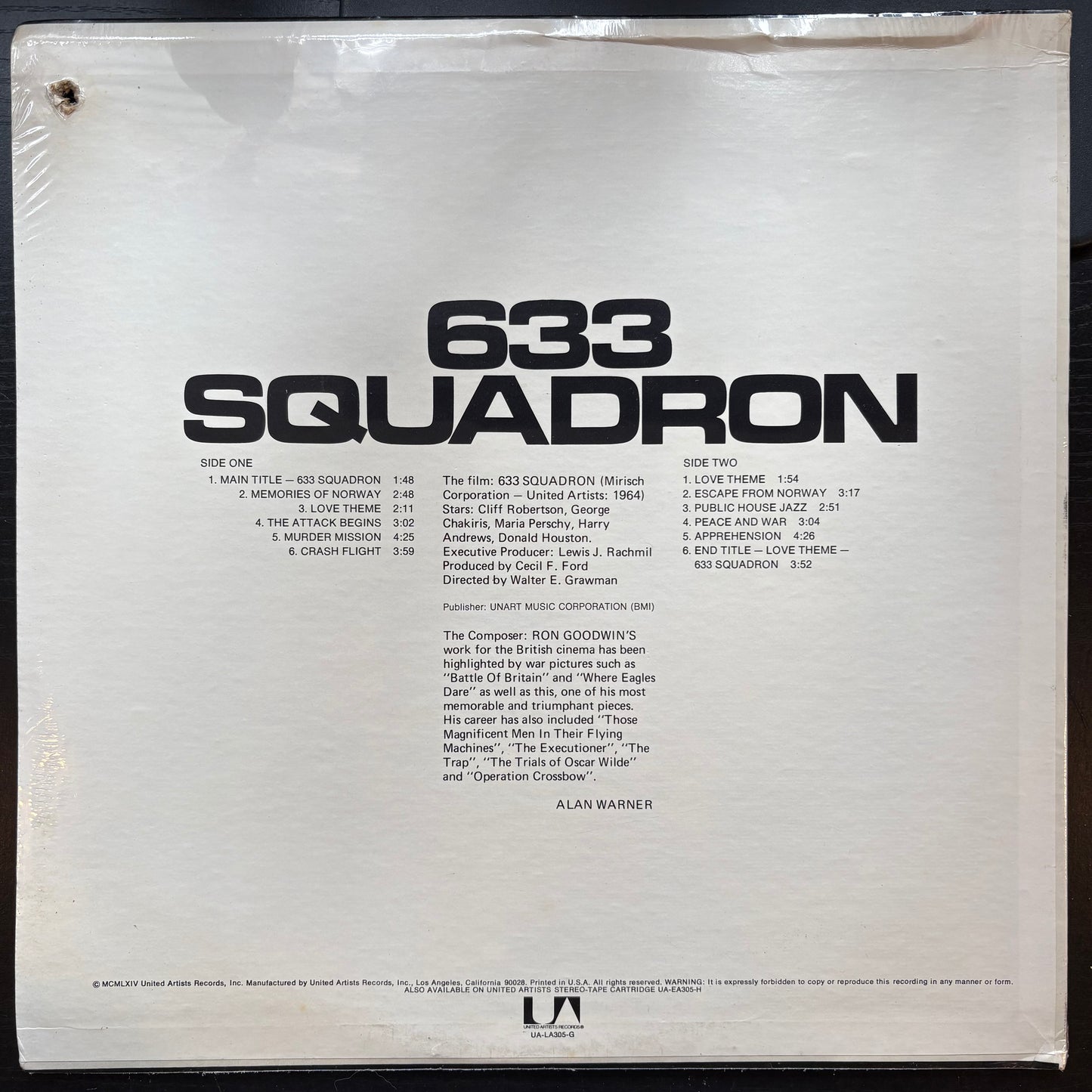 Ron Goodwin, "633 Squadron Soundtrack" (Sealed) [Used]