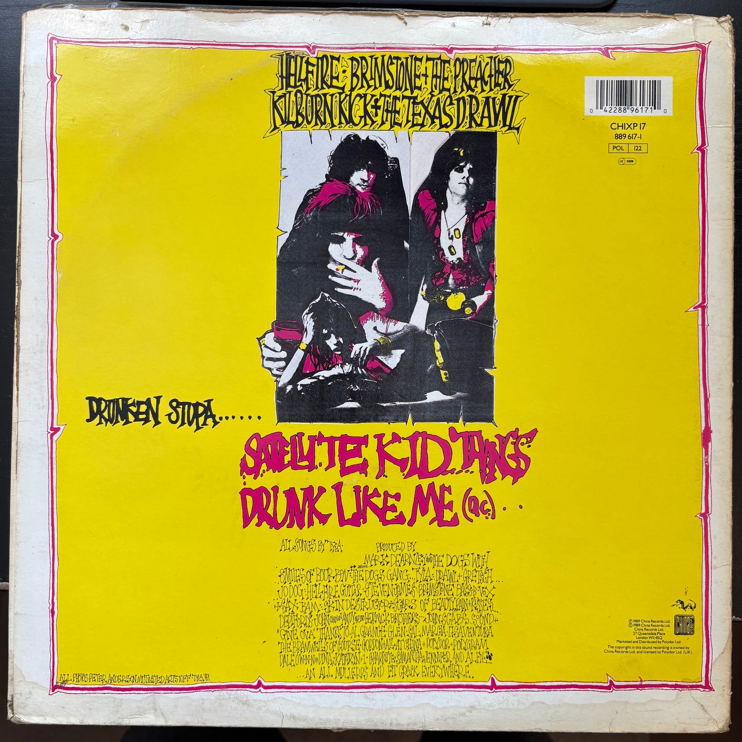 Dogs D'Amour, "Satellite Kid + Trail of Tears" (2 x Picture Disc 12") [VG- Used]