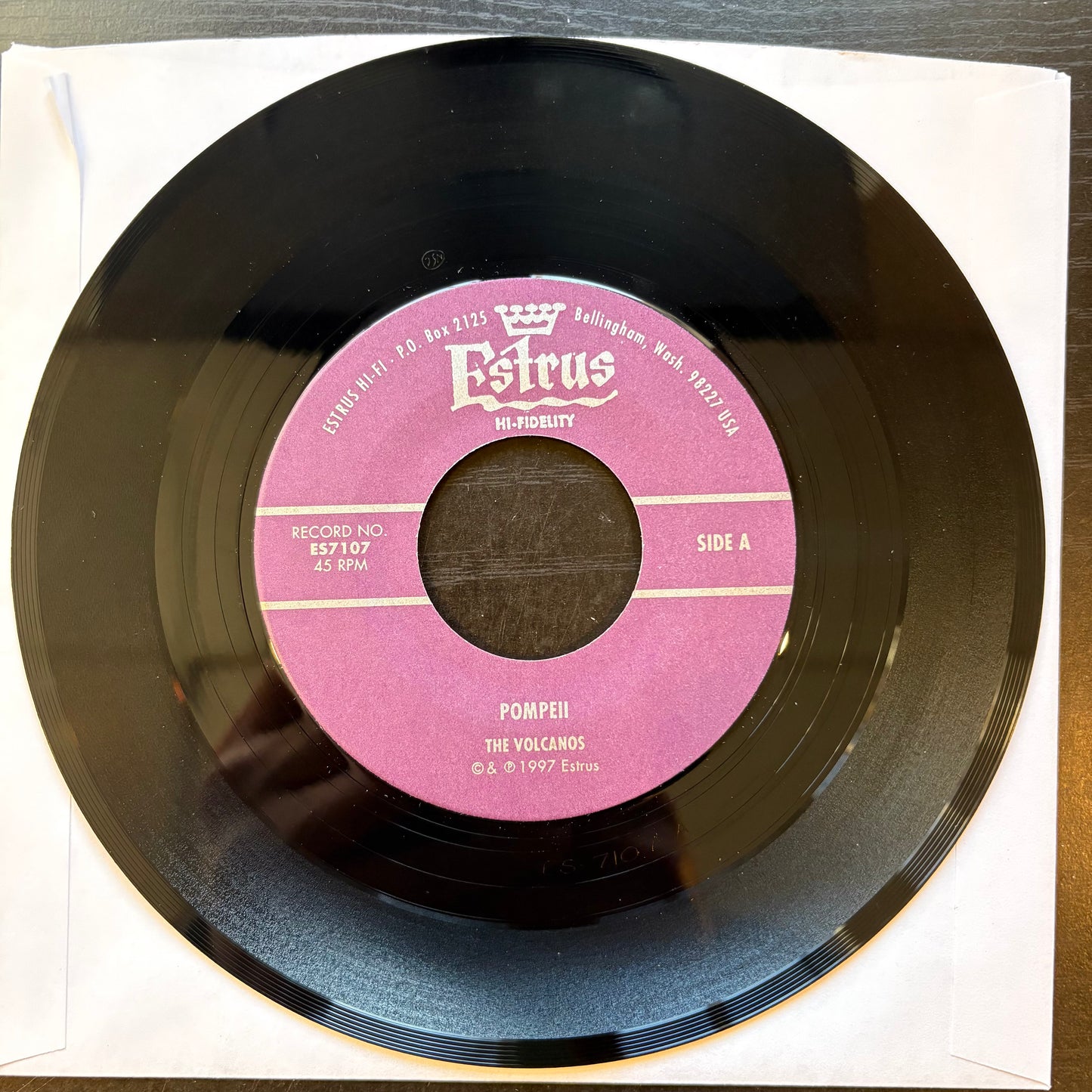 Volcanos, "Musica Pro Proximum Millennium" (7") [VG+ Used]