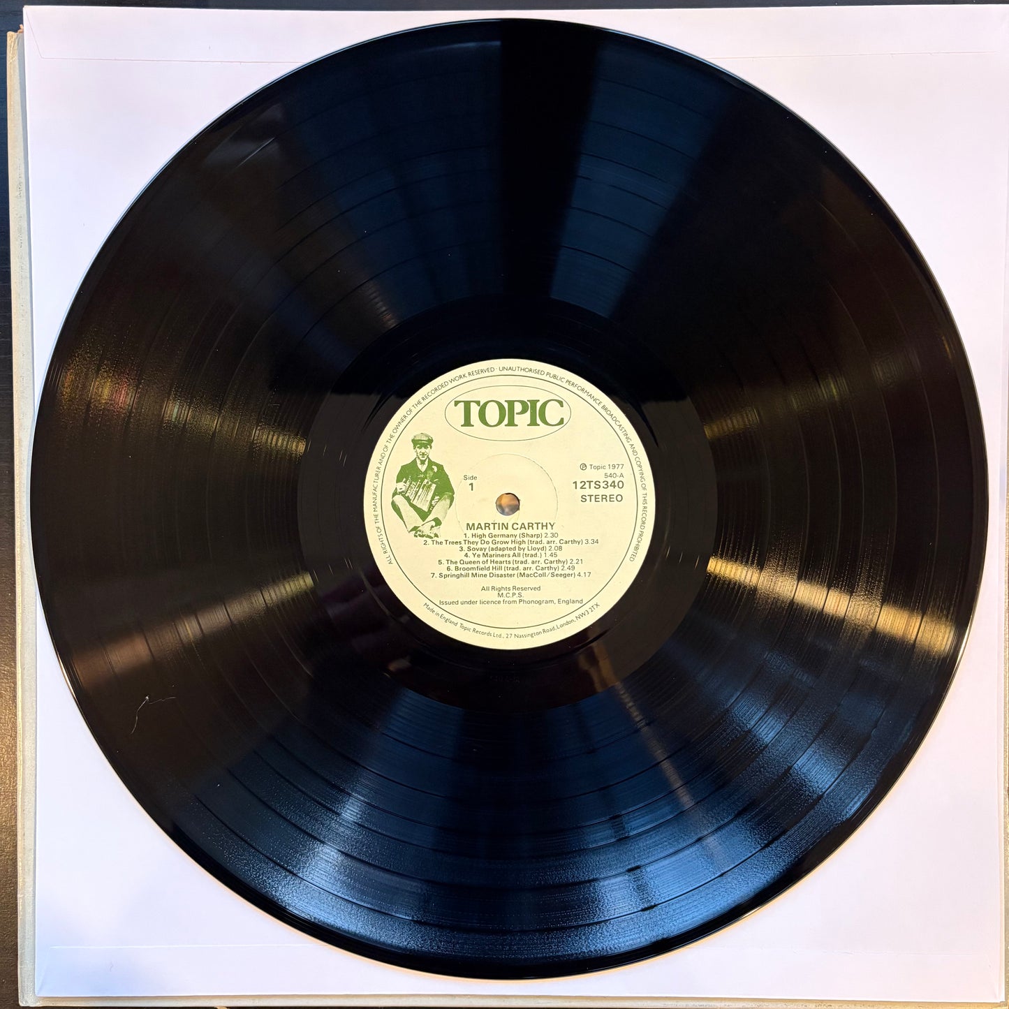 Martin Carthy with Dave Swarbrick, "Martin Carthy" [VG Used]