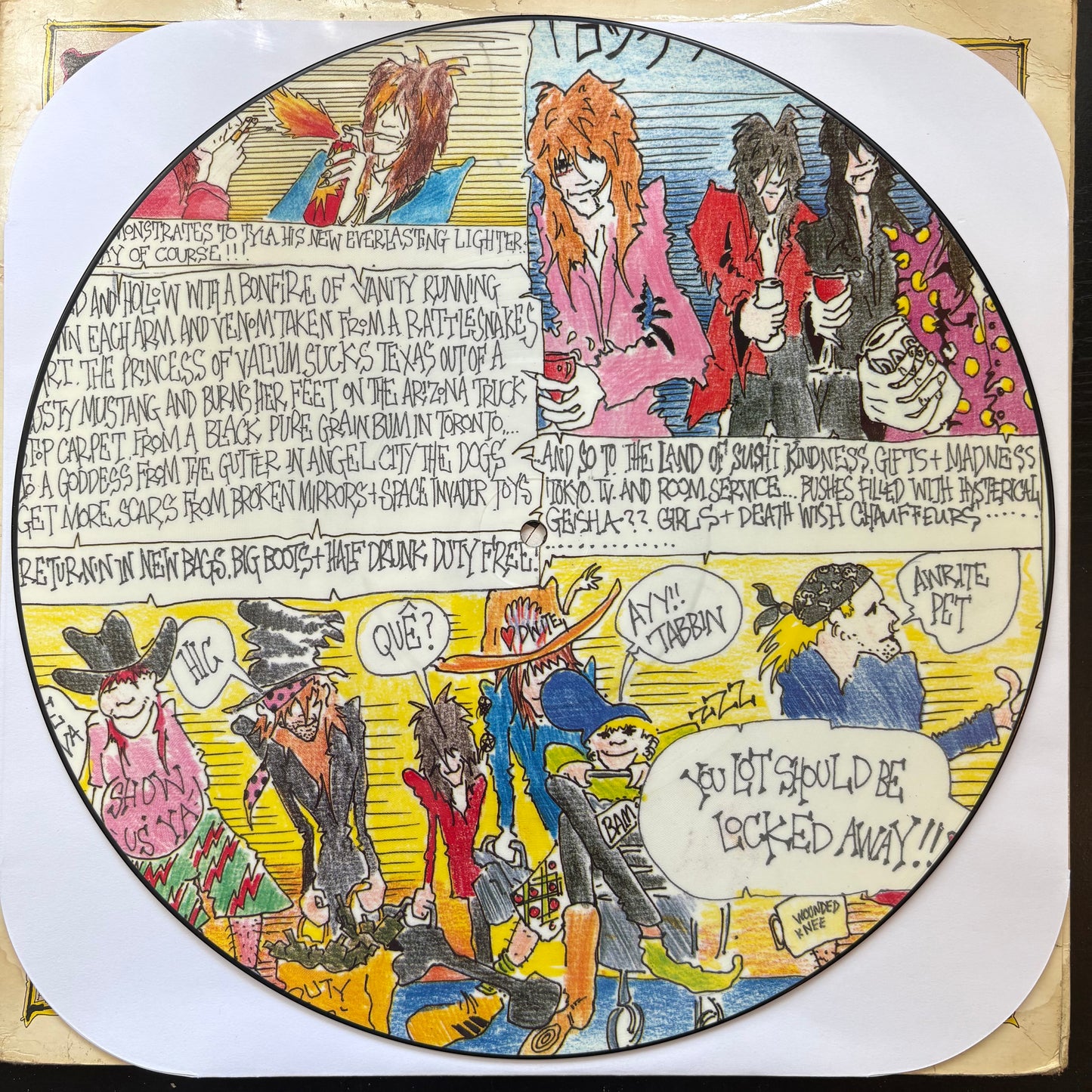 Dogs D'Amour, "Satellite Kid + Trail of Tears" (2 x Picture Disc 12") [VG- Used]