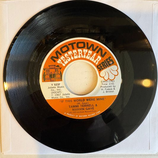 Tammi Terrell & Marvin Gaye, "If This World Were Mine / Keep on Lovin' Me, Honey" (7") [VG Used]