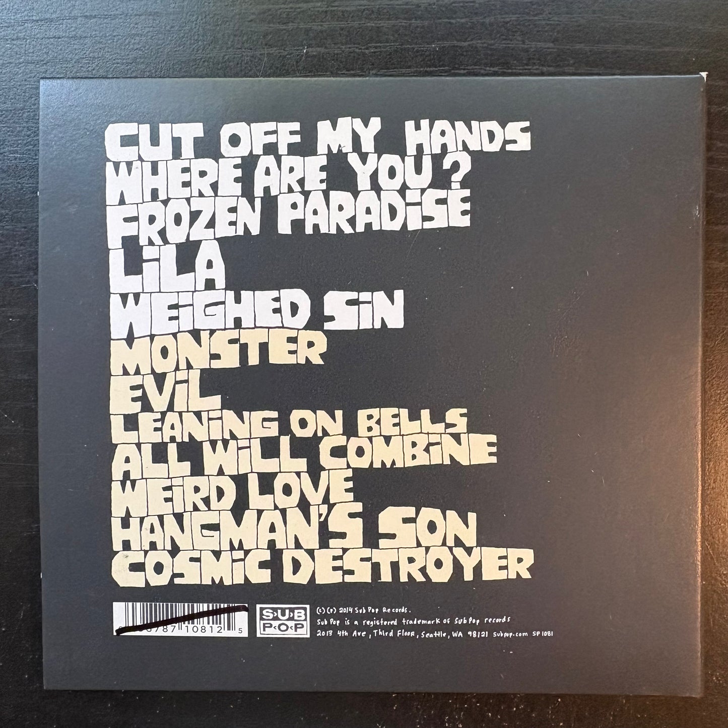 Chad Vangaalen, "Shrink Dust" (CD) [EX Used]