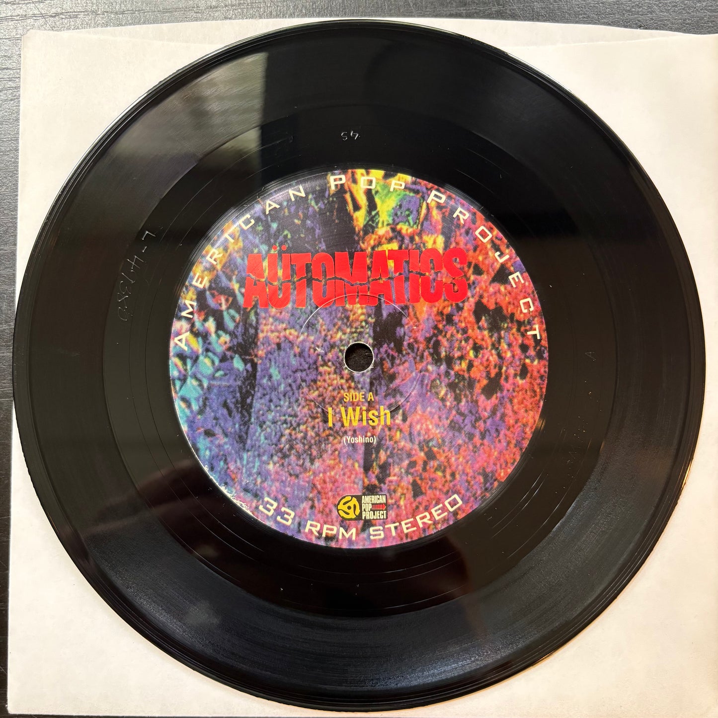 Automatics, "I Wish" (7") [VG+ Used]