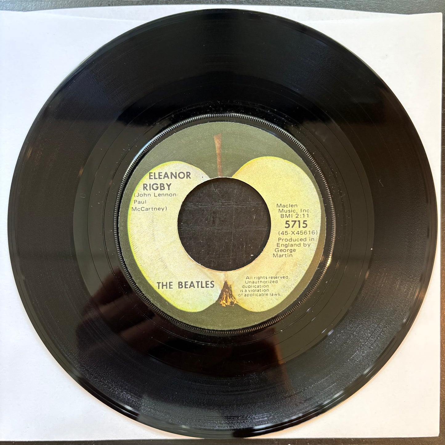 Beatles, "Yellow Submarine" (7") [VG Used]