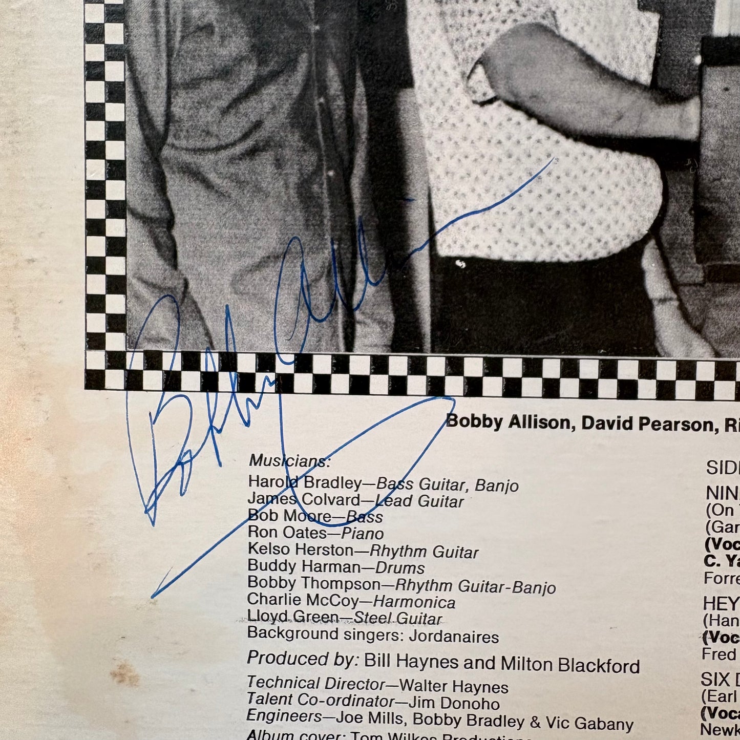 Various Artists, "NASCAR Goes Country" (Signed by Bobby Allison) [VG+ Used]