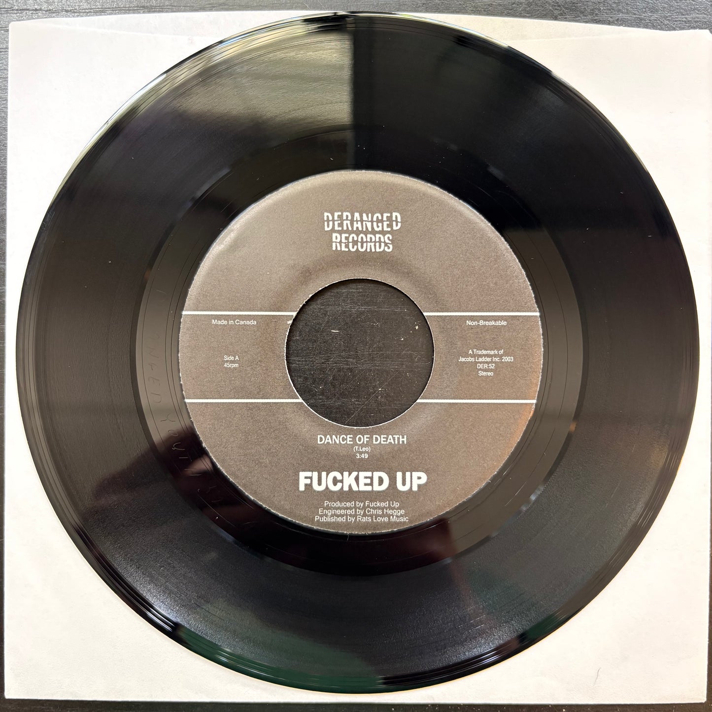 Fucked Up, "Dance of Death" (7") [EX Used]
