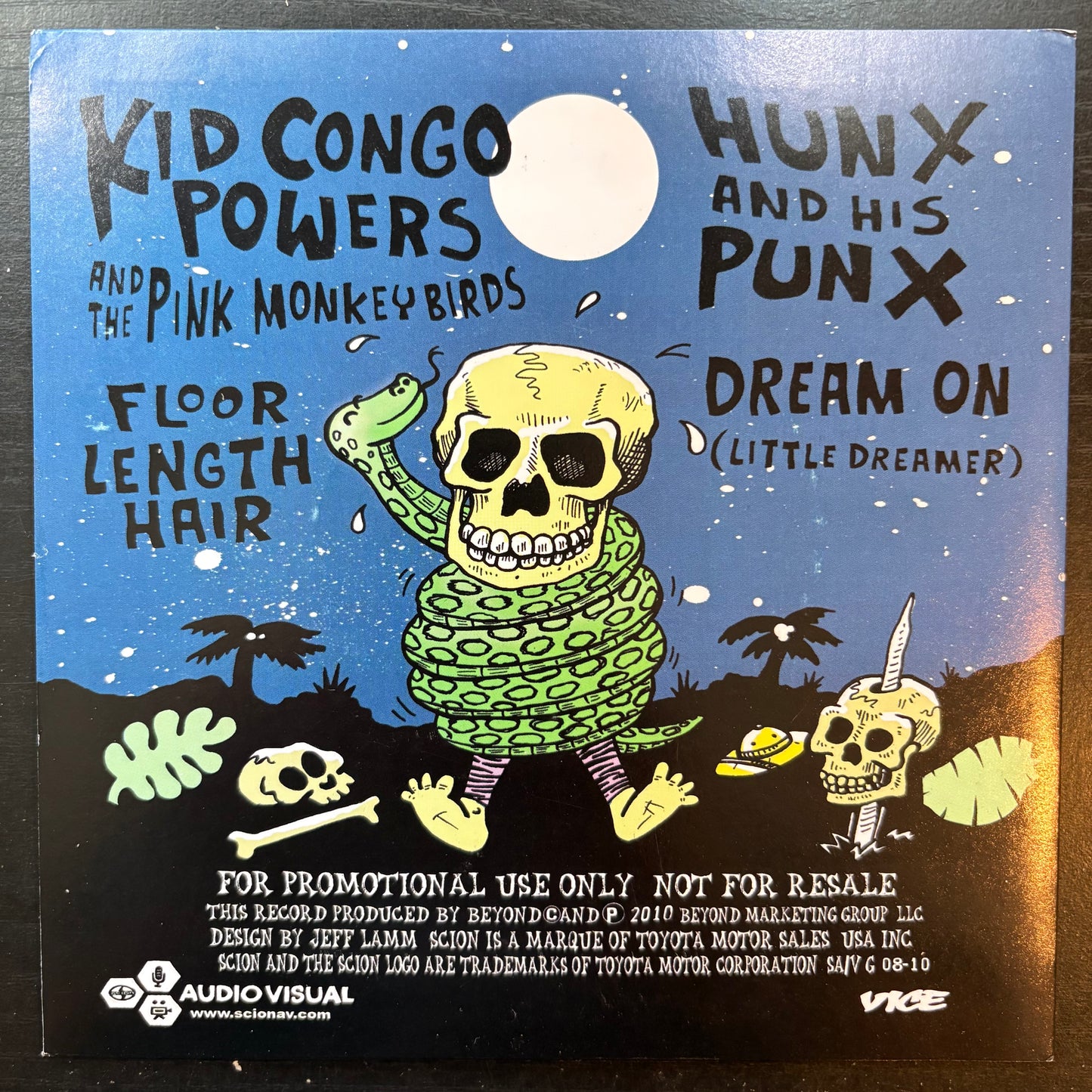 Kid Congo Powers & The Pink Monkey Birds / Hunx & His Punx, "Split" (7") [VG+ Used]