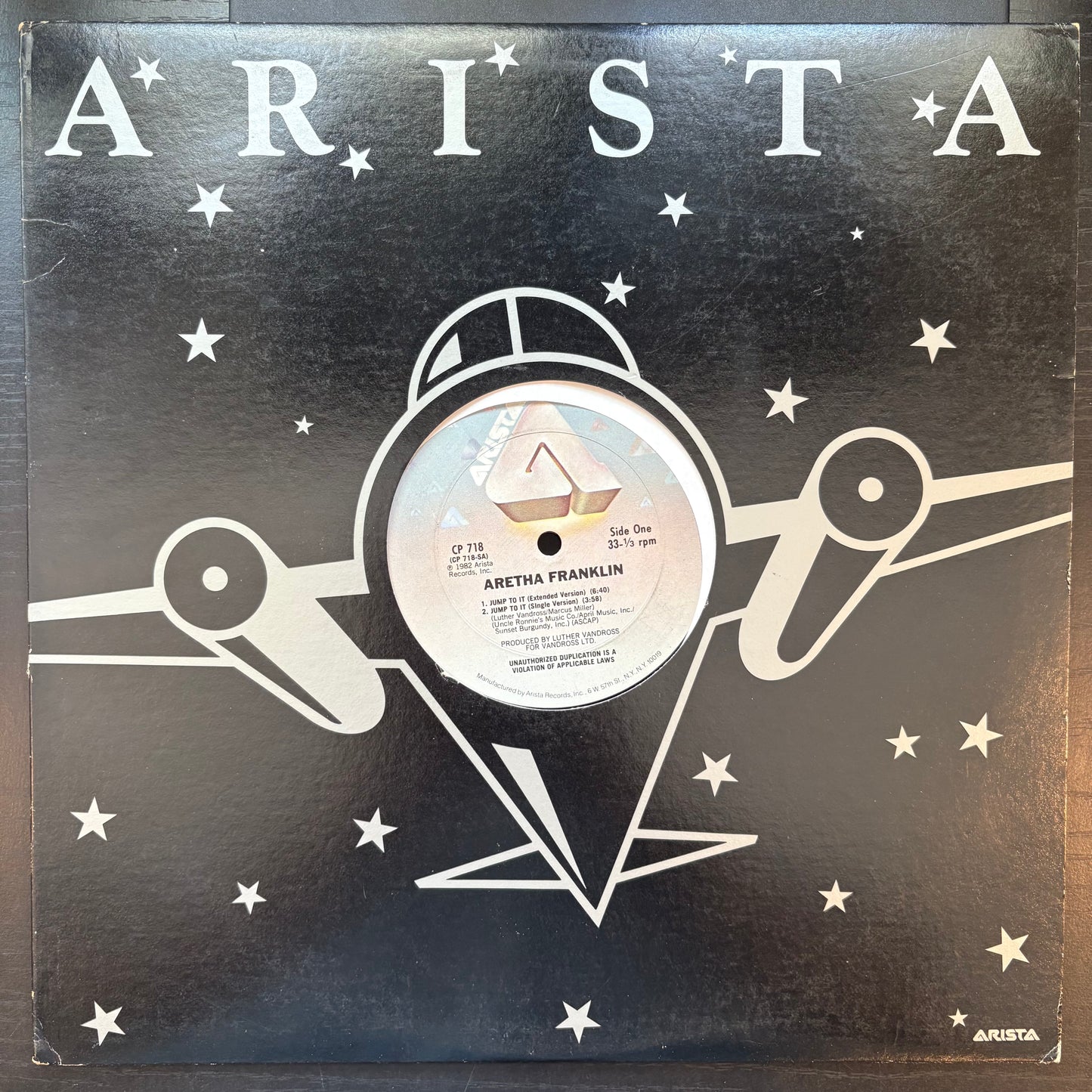 Aretha Franklin, "Jump To It (Extended Version)" (12") [VG+ Used]
