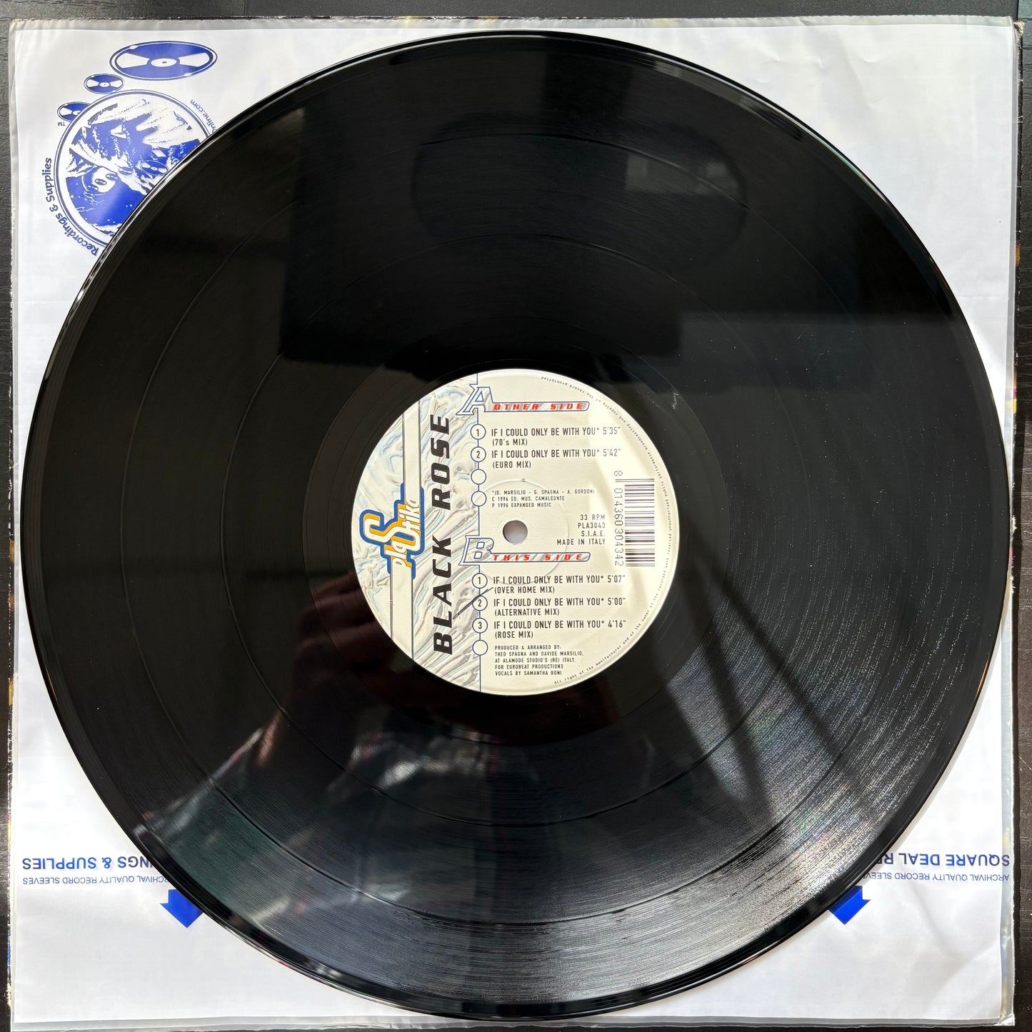 Black Rose, "If I Could Only Be With You" (12") [VG Used]