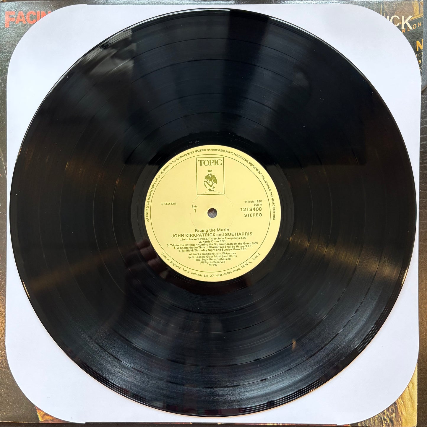 John Kirkpatrick & Sue Harris, "Facing the Music" [VG+ Used]