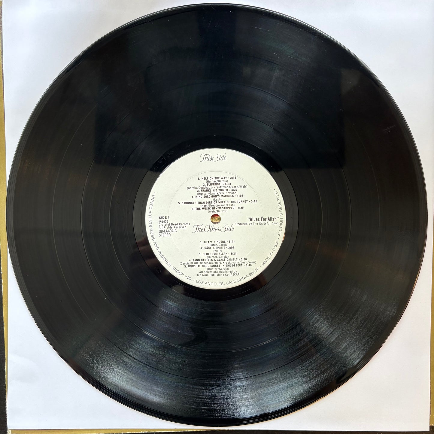 Grateful Dead, "Blues for Allah" [VG Used LP]