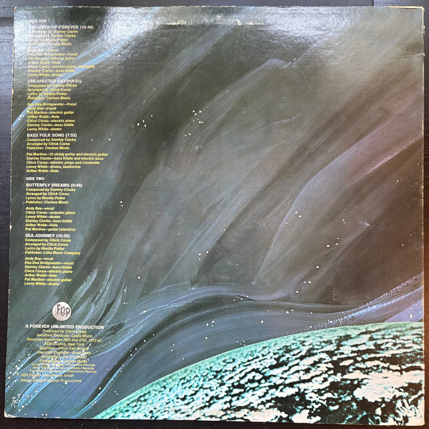 Stanley Clarke, "Children of Forever" (LP) [VG- Used]