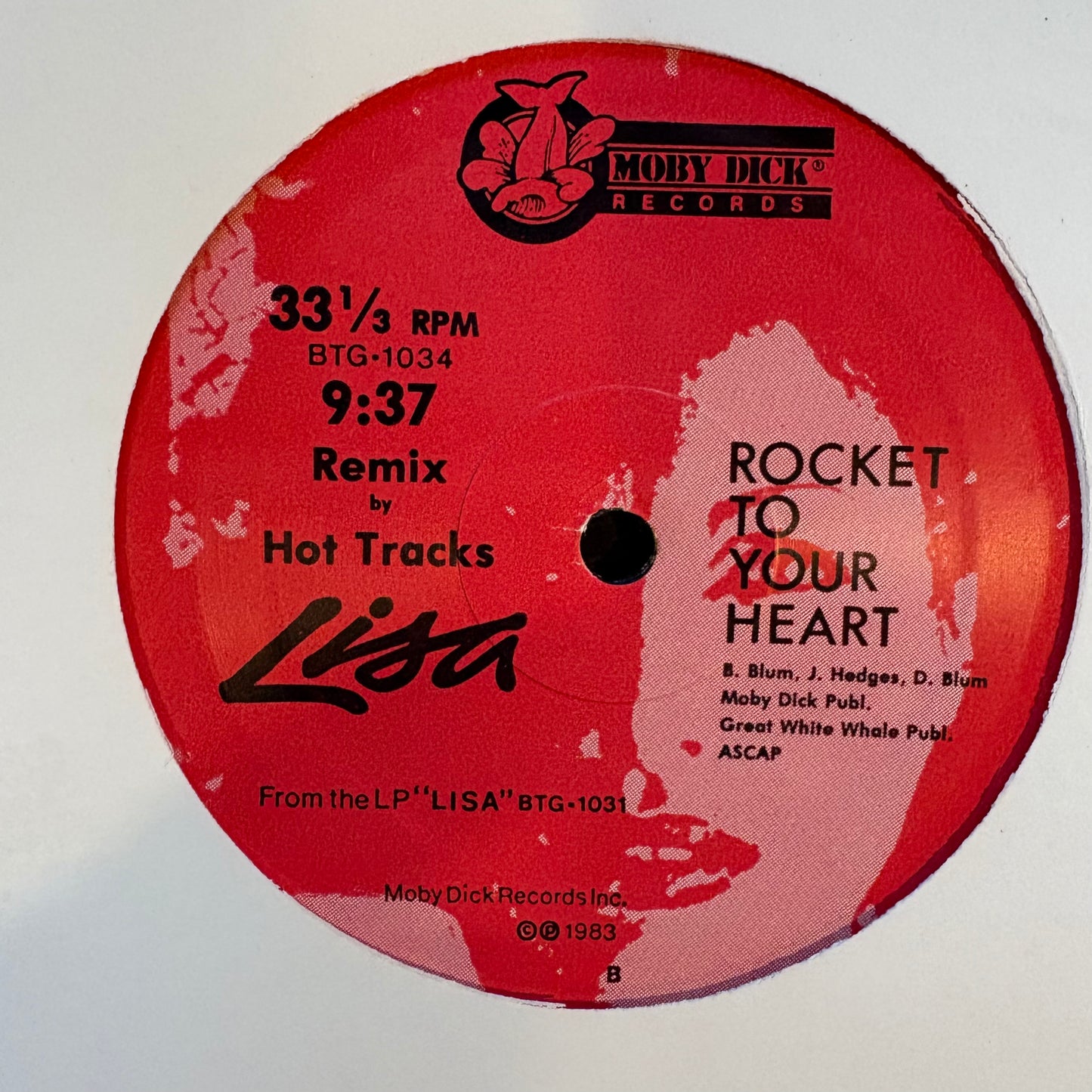 Lisa, "Rocket to Your Heart" (12") [VG+ Used]