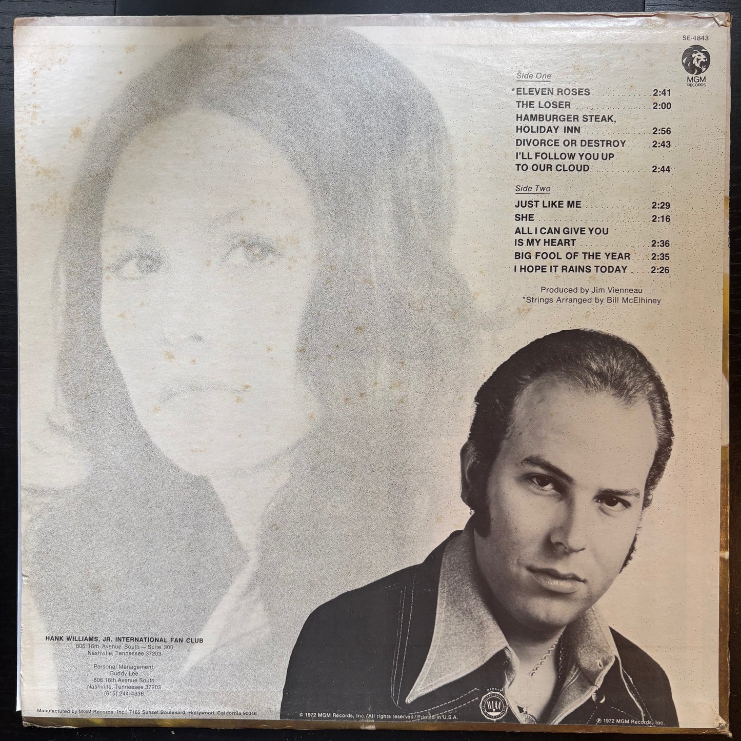 Hank Williams Jr., "Eleven Roses" [VG Used]