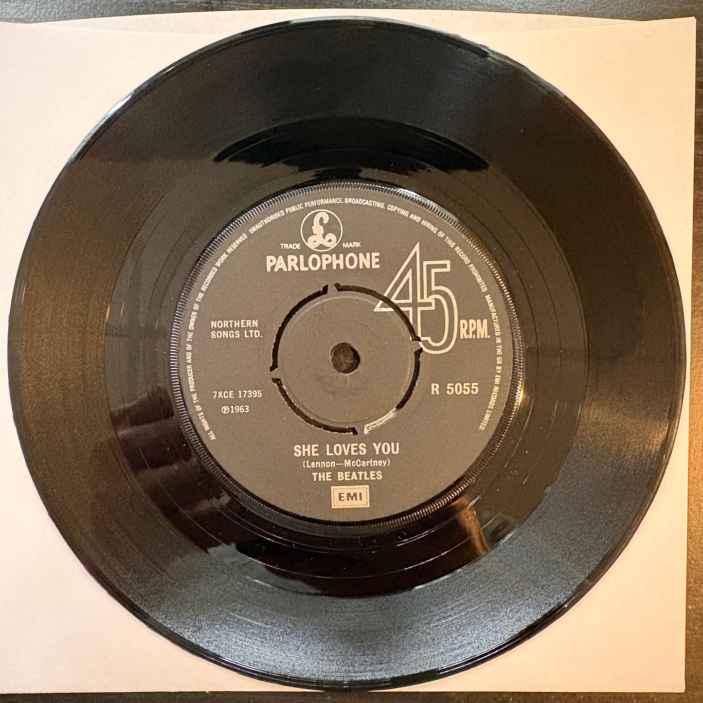 Beatles, "She Loves You" (7") [VG Used]