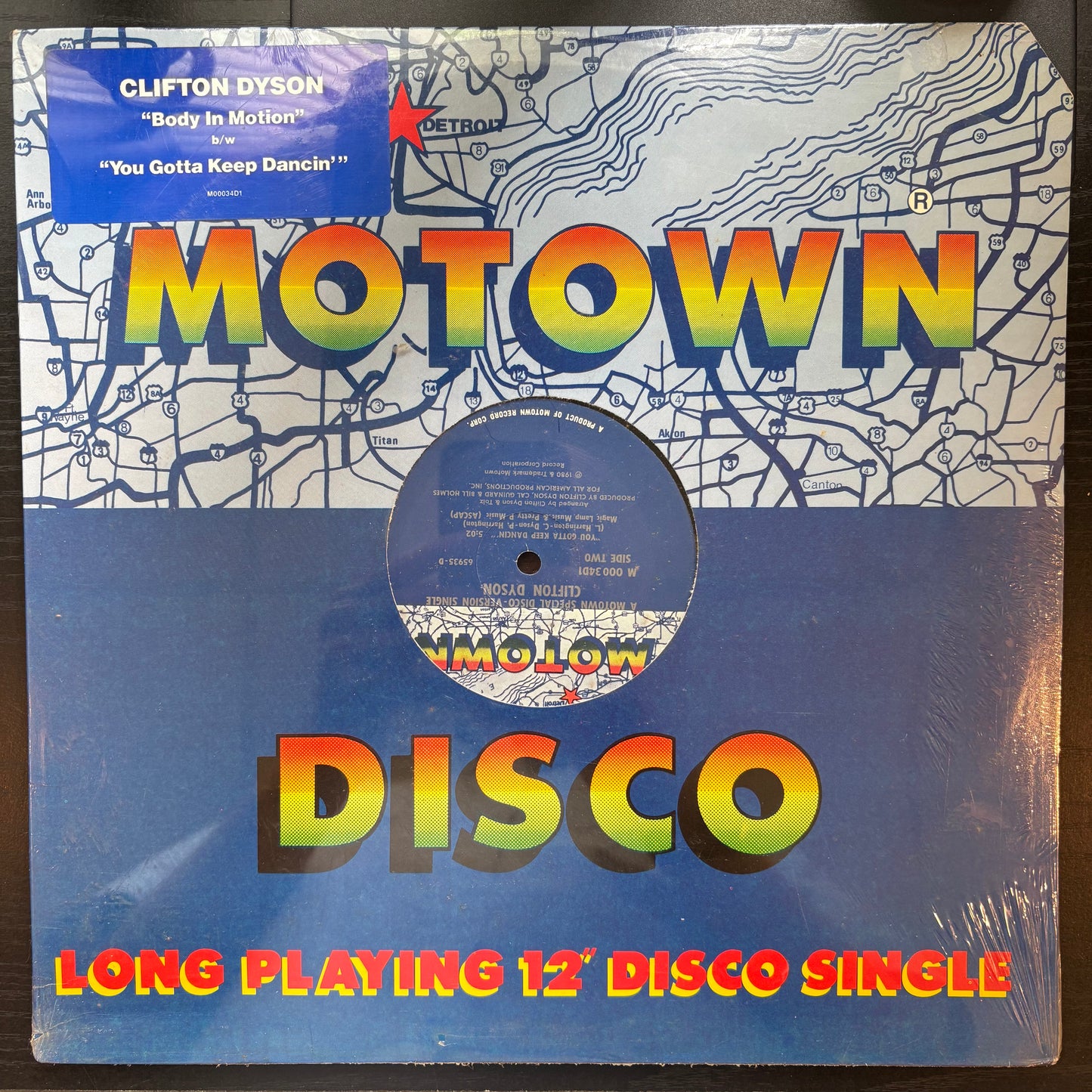 Clifton Dyson, "Body in Motion" (12" / Sealed) [Used]
